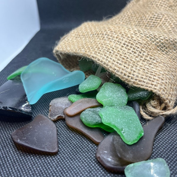 Bulk sea glass pieces, 5-30 pieces genuine sea glass, Smooth sea glass, Glass pieces, Mosaics, Glass for jewelry making, Glass for craft