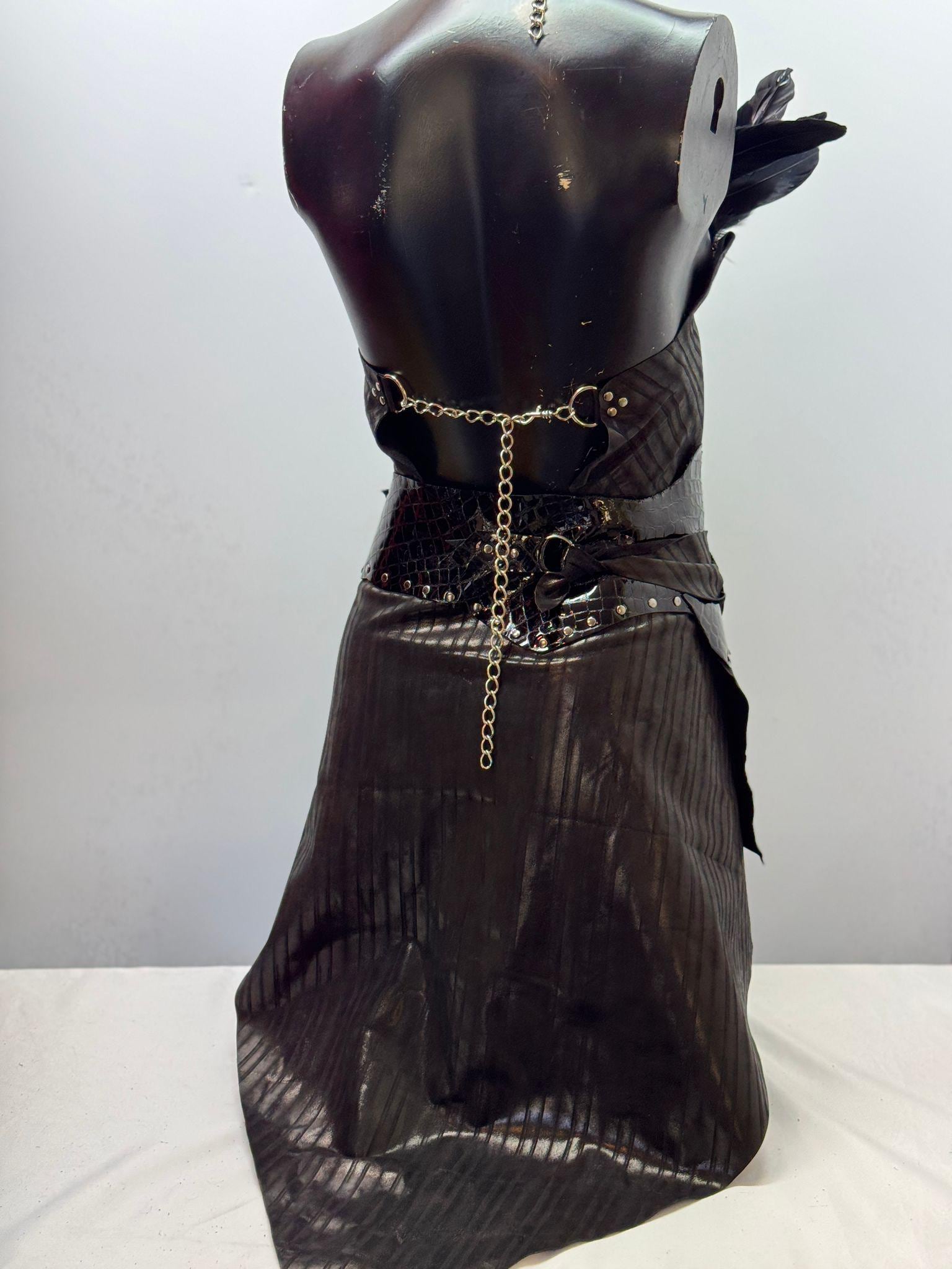 Shiny Leather Rave Set: Cutout Festival Outfit, Adjustable XS-S-M - Etsy