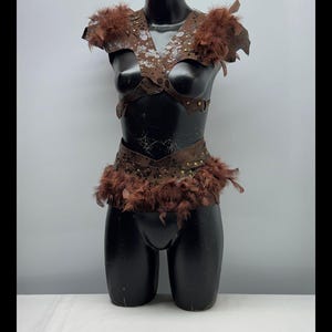 Anpassbares Tribal Leder Festival Top - Handgefertigte Krieger-Weste für XS-S-M-L-XL-XXL