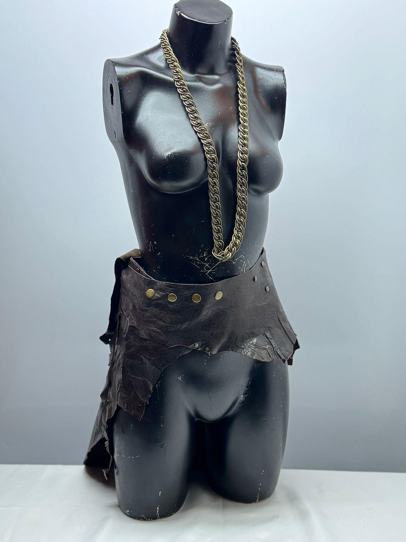 Barbarian Fur Belt - Etsy