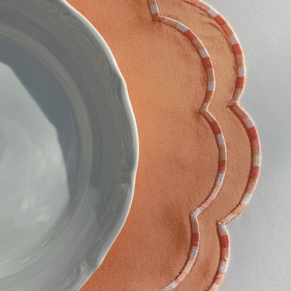 Embroidered Placemat Etsy