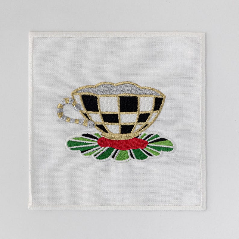 MYHomeDecoration1 Linen Cocktail Napkins - Thumbnail 2
