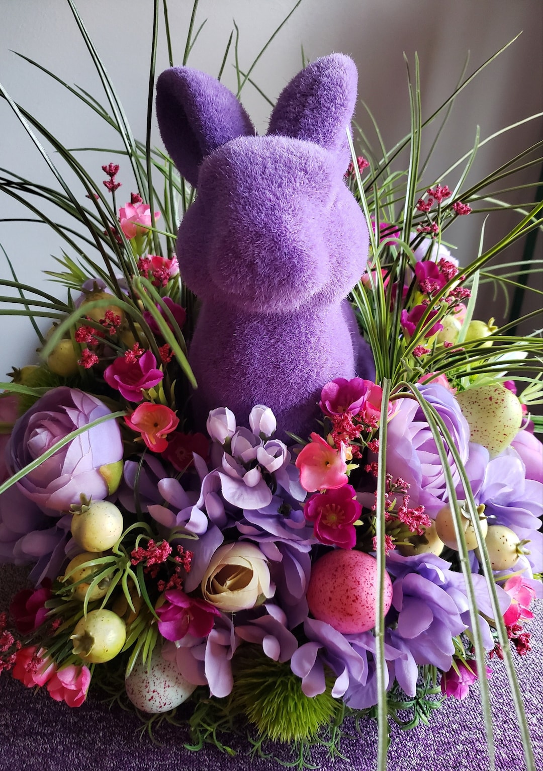 Easter Centerpiece Bunny Centerpiece Floral Centerpiece Etsy