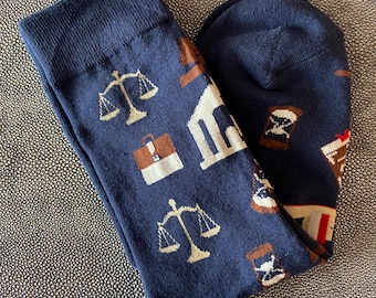 Socken „Jurist dunkelblau“ Maruschko Socks, Damen und Herren Größe 36-41 ,42-45 und 46-49 Baumwolle,Polyamid,Elasthan
