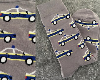 Socks “Police new model” gray, Maruschko Socks, women and men sizes 36-41, 42-45 and 46-49 cotton, polyamide, elastane