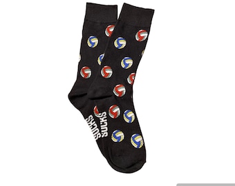 Socken„Volleyball“ Maruschko Socks,drei verschiedene Größen 36-41,42-45 und 46-49 Baumwolle,Polyamid,Elasthan