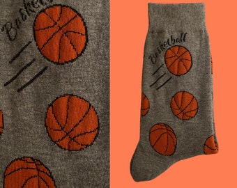 Socken„Basketball“ Maruschko Socks,drei verschiedene Größen 36-41,42-45 und 46-49 Baumwolle,Polyamid,Elasthan