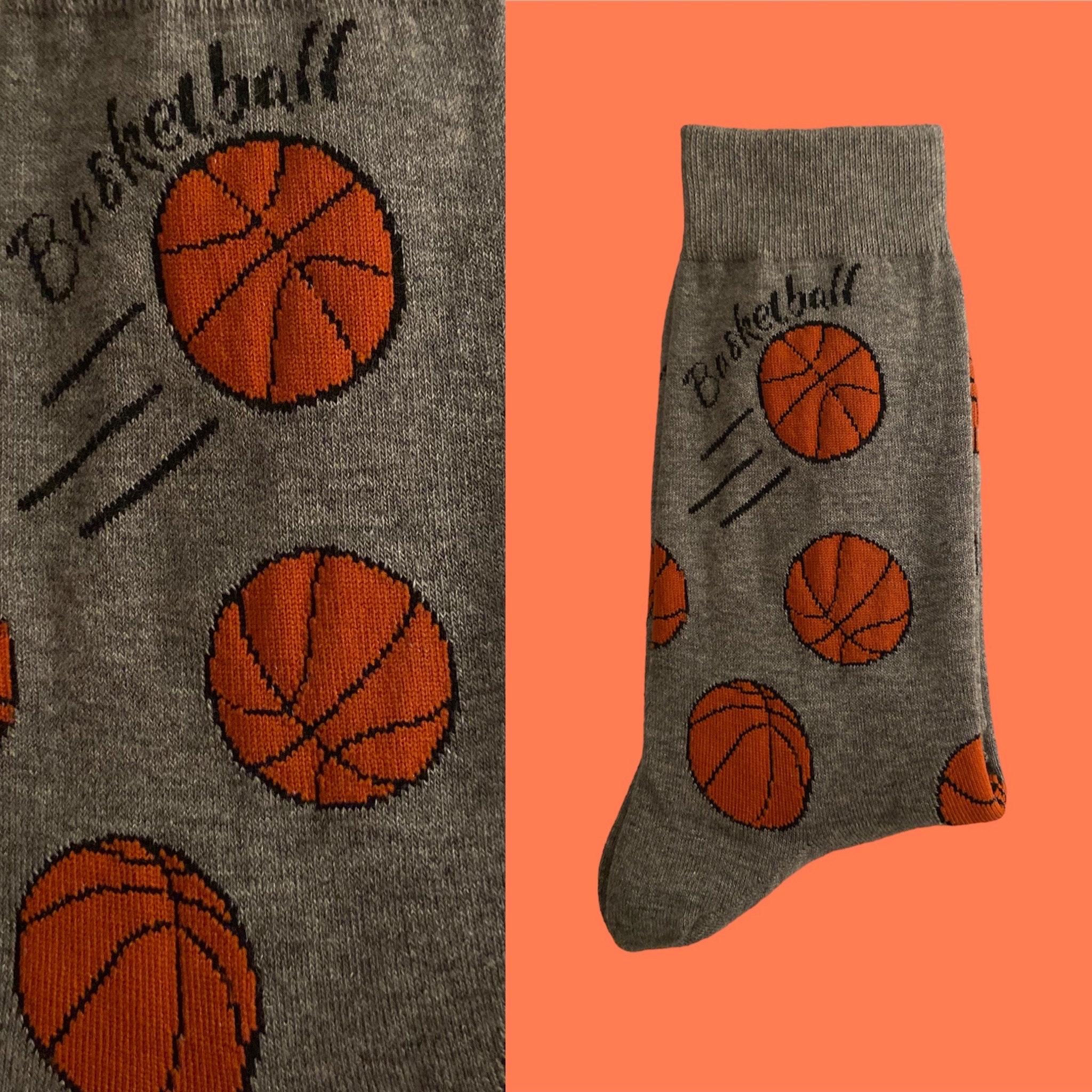 Funny Crazy Basketball Crew Calcetines, novedosos regalos temáticos de  baloncesto para hombres, amantes de los deportes Game Day Spirit Wear,  regalos de baloncesto para papá, mamá -  España