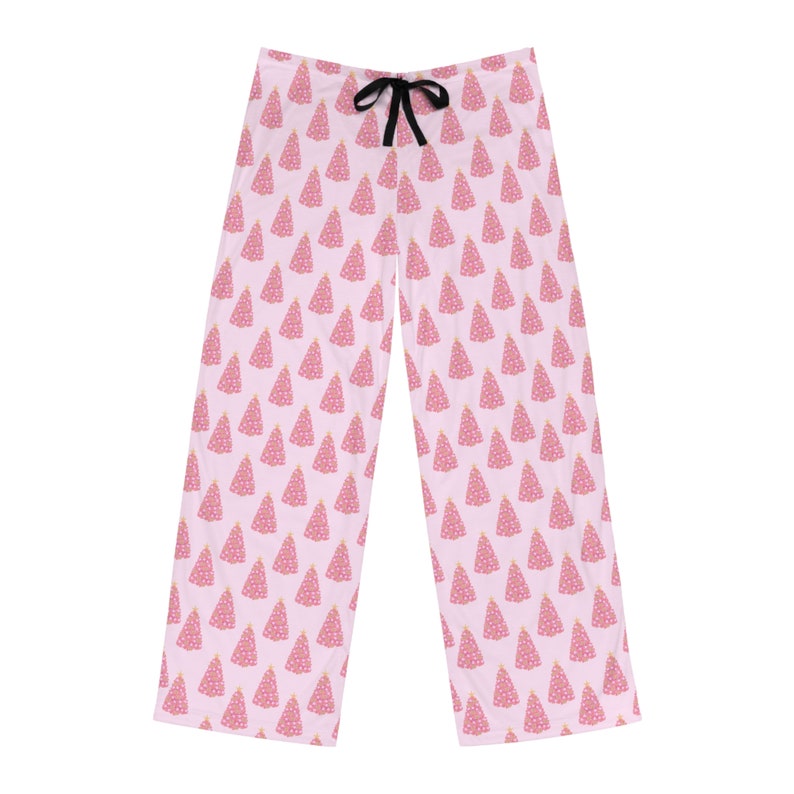 Mens Pink Christmas Tree Pajama Bottoms Mens Pajama Etsy
