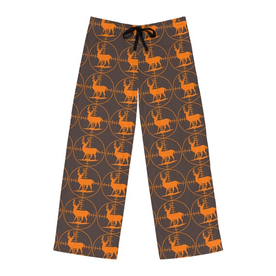 Cozy Deer Hunter Pajama Bottoms Outdoor Enthusiast Buck Fever
