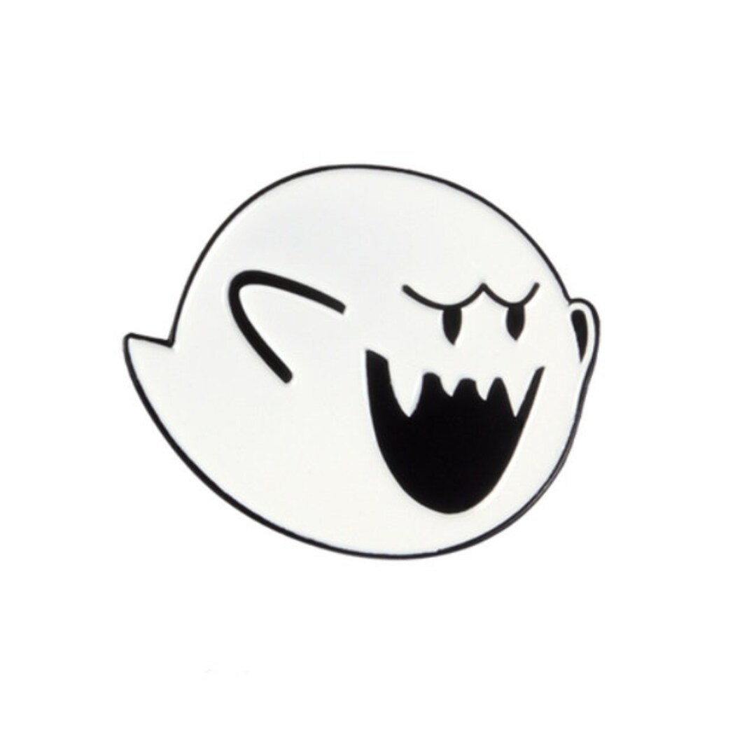 Mario Ghost Pin Etsy