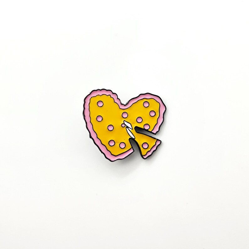 Pizza Heart Pin image 1
