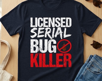 Pest Control Shirt Exterminator T Shirt Funny Work Tee Pest Technician Apparel Casual Graphic Gift for Workers