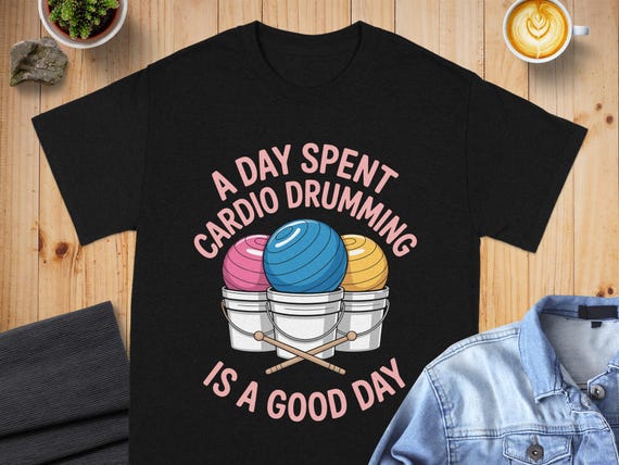 Cardio Drumming Shirt Rhythm Workout Tee, Group Fitness Gift
