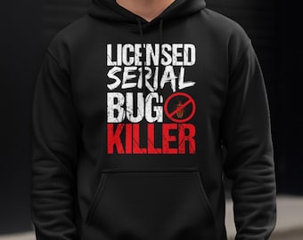 Felpa con cappuccio unisex per disinfestatori, felpa da lavoro per tecnici specializzati in disinfestazione, abbigliamento comodo, regalo per i lavoratori