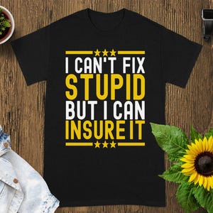 Assekuranz Grafik T-Shirt Fun Design Tee Perfektes Geschenk für Sicherheitsagenten