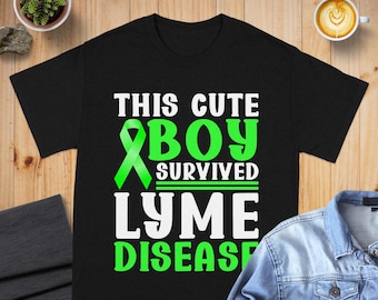 Lyme Disease Survivor Shirt: Green Ribbon Warrior Tee