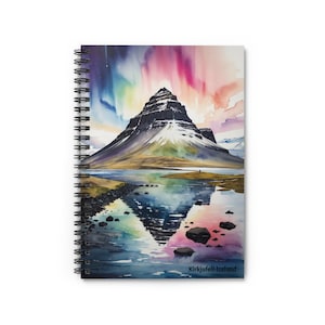 Kirkjufell Mountain Iceland Notebook: Inspirational Travel Journal