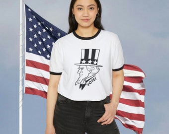 Retro Vintage Vote T-Shirt Classic Political Election Tee, 2024 Election shirt, Human rights Vote gift tee, Voter shirt vintage illustration
