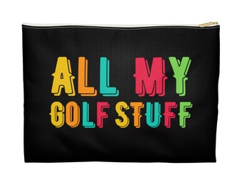 All my Golf Stuff Accessory Pouch, Golf Stuff Handy Bag, Golf gear storage pouch, Compact golf bag, on the go golf accessory holder.