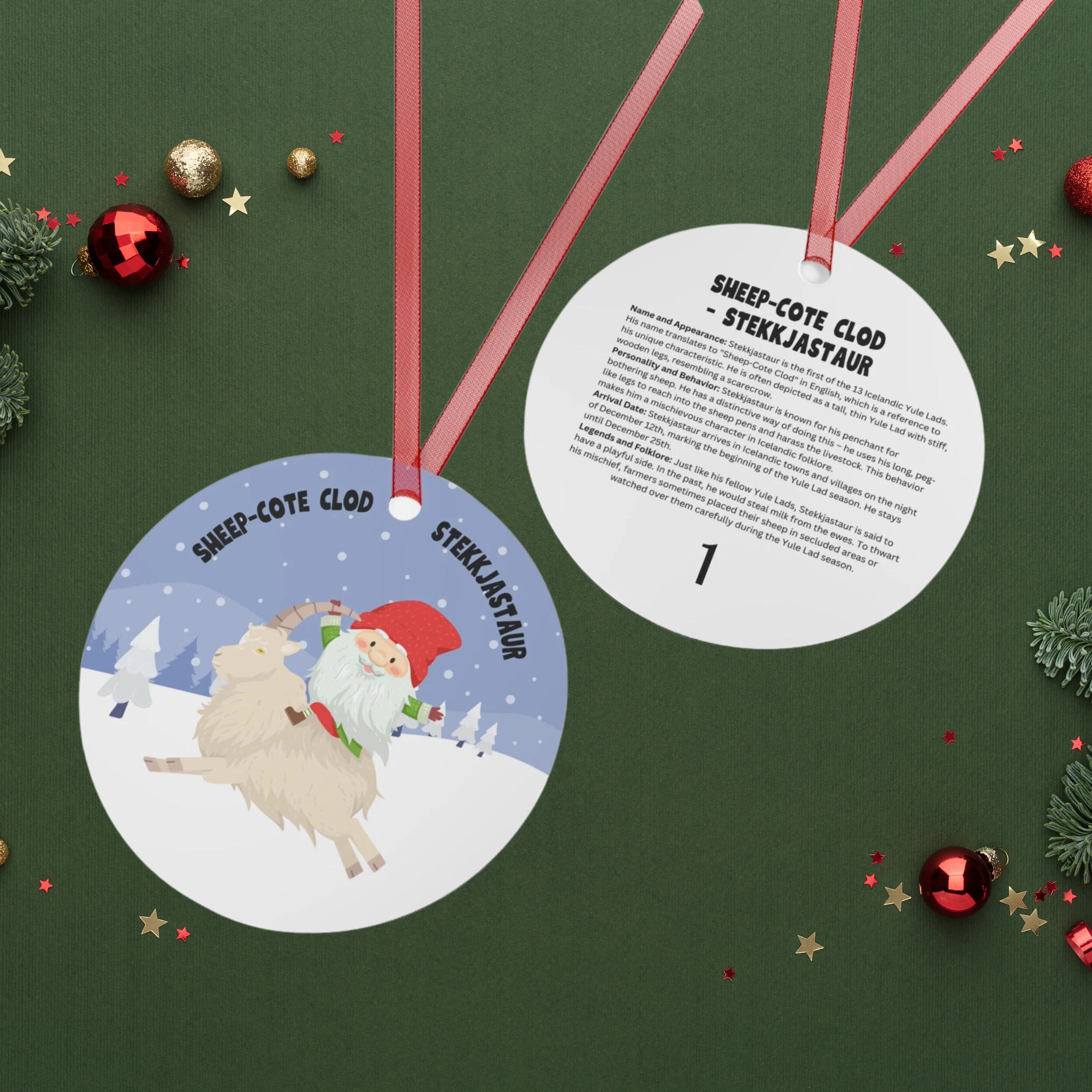 Icelandic Yule Lads Christmas Ornaments 13 Yule Lads Decorations