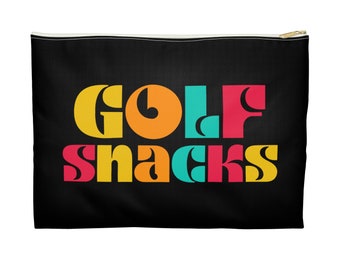 Pochette pour accessoires pour collations de golf - Sac pratique pour les collations des golfeurs, sac de voyage pour les golfeurs, sac cadeau de golf, pochette de rangement pour les essentiels de golf.