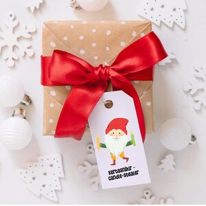 Printable Christmas Tags Pdf Yule Lads Yule Cat and Family - Etsy