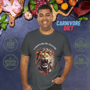 Carnivore Diet Shirt: Meat Lover Apparel, Animal-Based Nutrition
