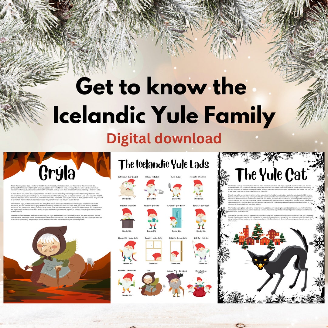The Story of the Yule Lads Gryla and the Yule Cat Icelandic Yule