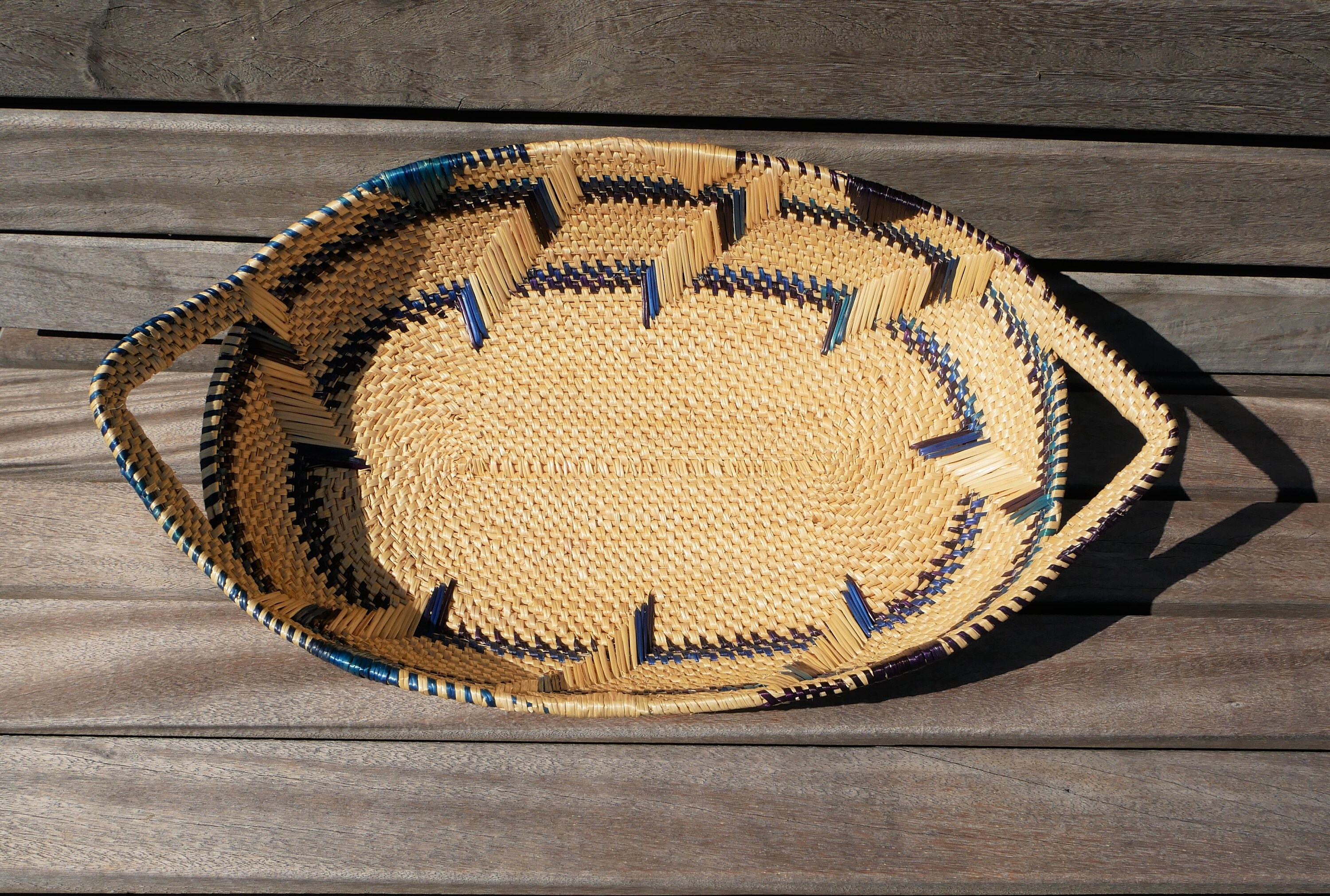 Handwoven Large Oval Woven Soe Tray Handmade Bolga Wall Etsy UK