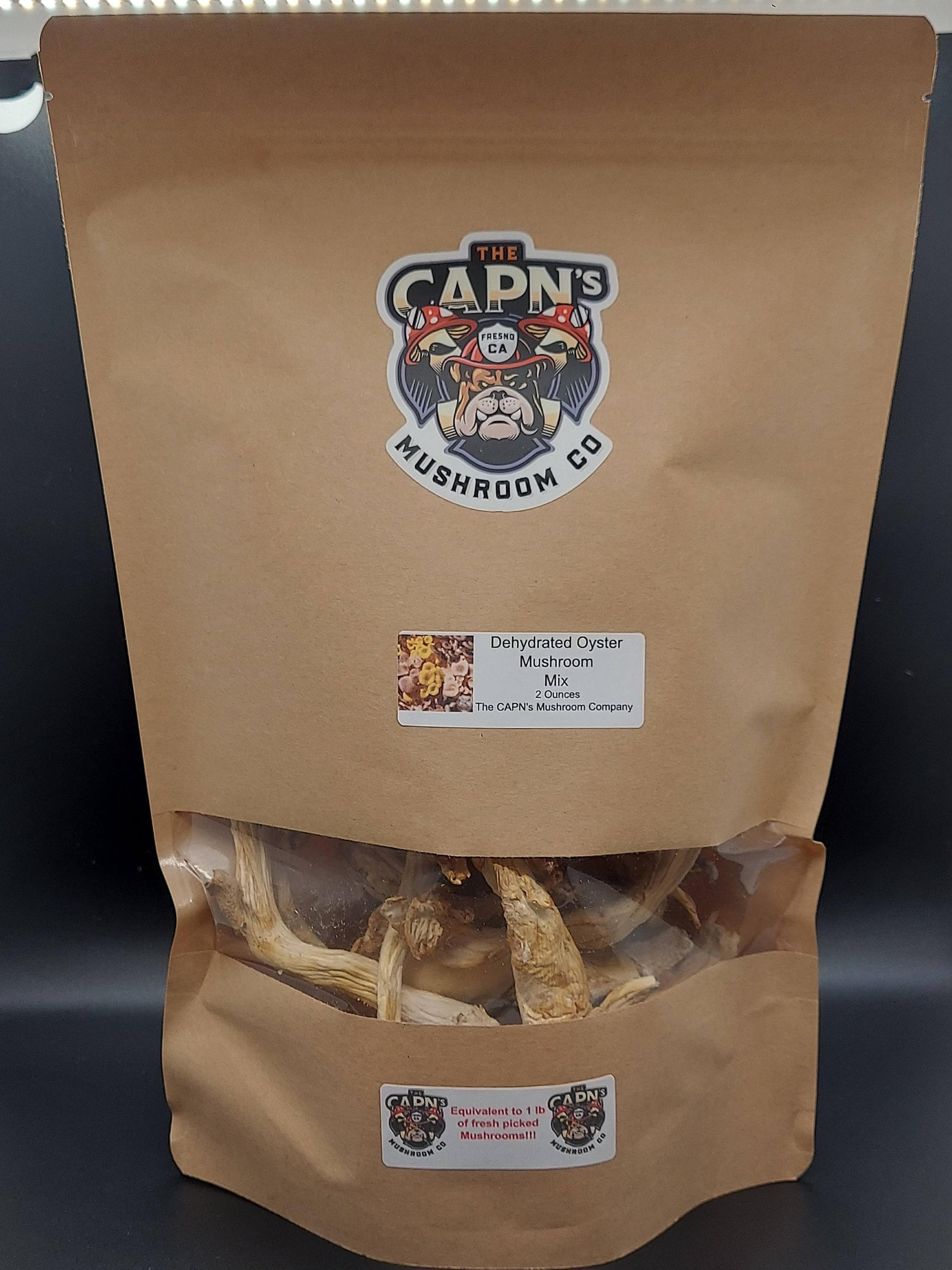 Fresh Dehydrated Mushrooms Packages