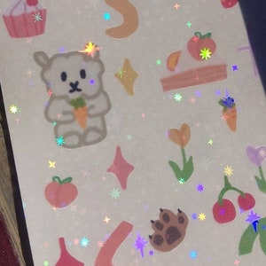 Foglio di adesivi Holo/adesivi Holo