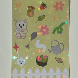 Holo Sticker Sheet Garden Edition/ Holo Sticker Garden Edition
