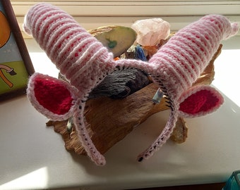 Crochet baphomet devil horns pdf pattern