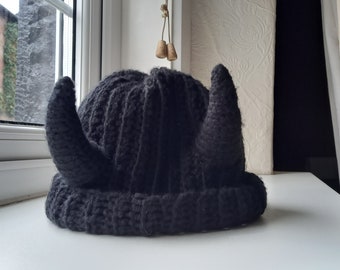 Crochet horned beanie pattern pdf