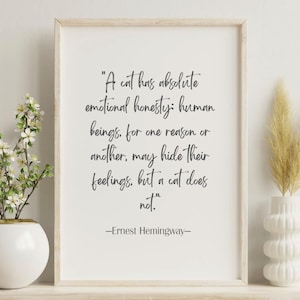 Ernest Hemingway Quote Digital Download