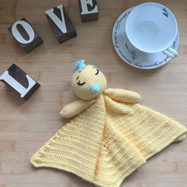 Baby lovey, baby comforter blanket, security blanket, baby shower gift, baby gift