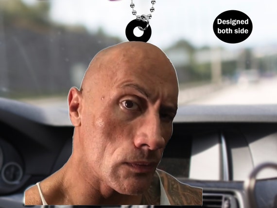 The Rock Eyebrow Raise Meme 5PCS Stickers for Funny Car Bumper