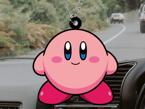 Kirby Auto Rückspiegel Ornament, Lustiges Kirby Meme Auto Hängendes Ornament,  Meme Auto Rückspiegel Zubehör Geschenkidee, Lustiges Meme Geschenk - .de
