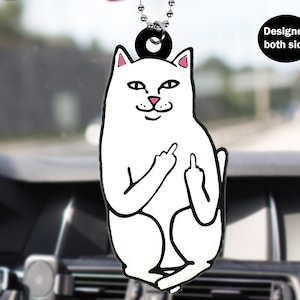 Autoanhänger Niedliche Dekoration Hängende Katze Ornament Auto Rückspiegel  Zubehör Geschenk Autozubehör