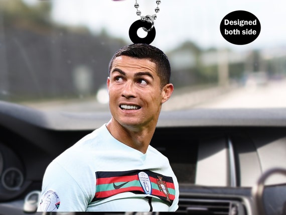 Cristiano Ronaldo Rear View Mirror Ornament Football - Etsy