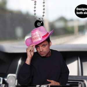 Sebastian Stan Car Rear View Mirror Ornament, Handsome Sebastian Stan Fans Car Hanger, Cool Car Rear View Mirror Accessories Gift Idea