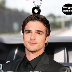 Jacob Elordi Tiffin Car Rear View Mirror Ornament, Jacob Elordi Car Hanging Ornament, Cool Jacob Elordi Rear View Mirror Accessories Gift