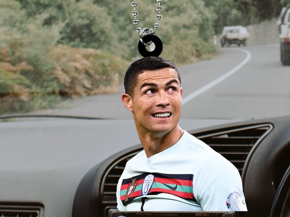 Cristiano Ronaldo Auto Rückspiegel Ornament, Fußball Legende