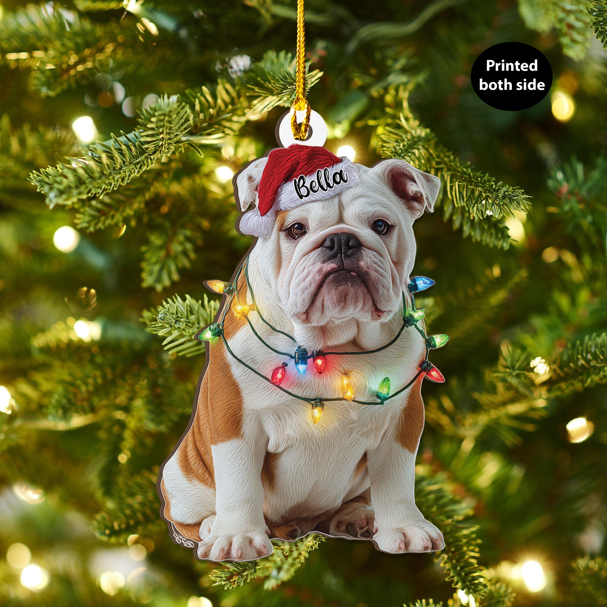 English Bulldog Ornament - Etsy