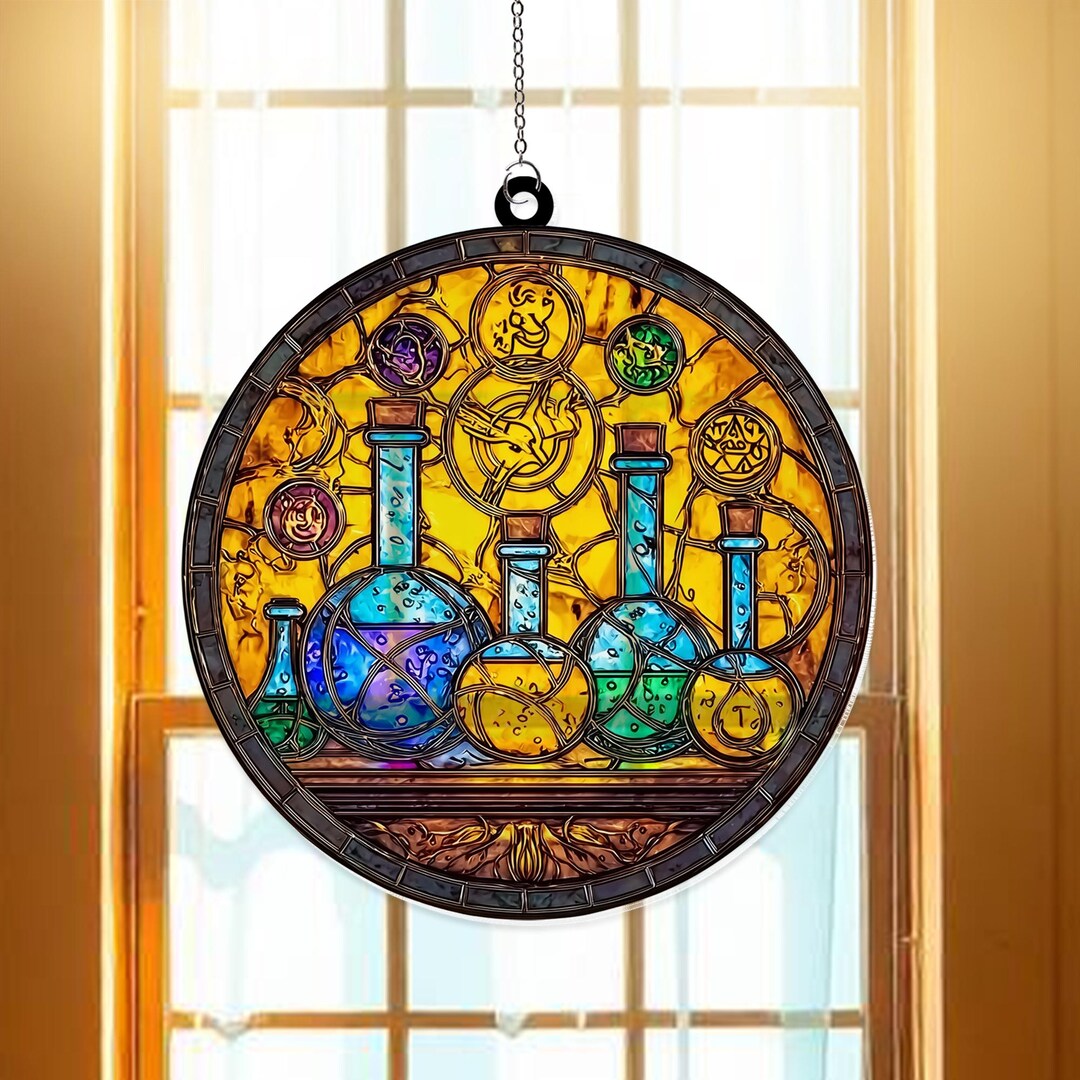 Chemistry Lab Acrylic Suncatcher Window Hanging – Science Classroom ...