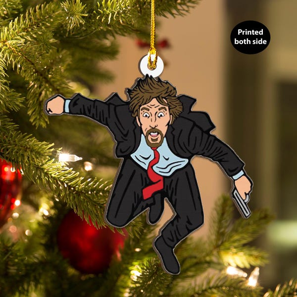 Die hard christmas tree topper - Etsy