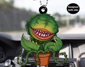 Audrey - Little Shop Of Horrors Car Rear View Mirror Ornament, Car Hanging Ornament, Audrey Car Rear View Mirror Accessories Gift Idea