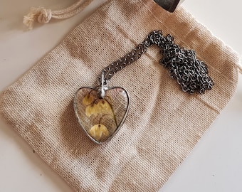 Pressed Lily of the Valley Necklace: Swedish Terrarium Jewelry