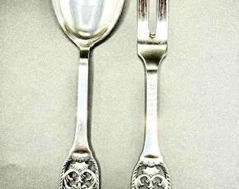 THORVALD MARTHINSEN Norway 830 Silver 1945 LIBERATION Spoon 4 3/4